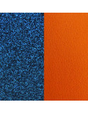 Cuir Les Georgettes Modèle 8mm Glit Bleu/Abricot 703215299CF