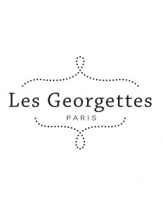 Cuir Pendentif Rectangle 25mm Les Georgettes Rouge Soft/Beige 703110199CW